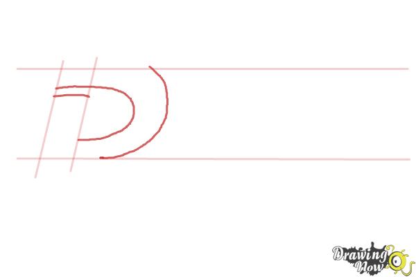How to Draw The Dvd Logo - Step 2