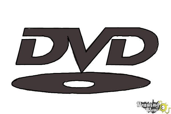 How to Draw The Dvd Logo - Step 8