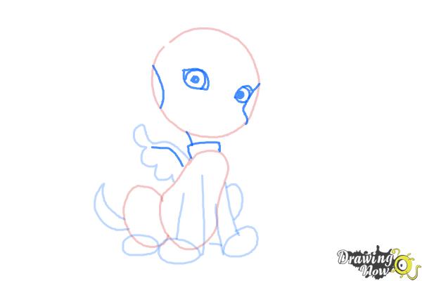 How to Draw Frankie Stein Pet, Watzit - Step 5