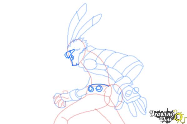 How to Draw King Kazma from Summer Wars - Step 10