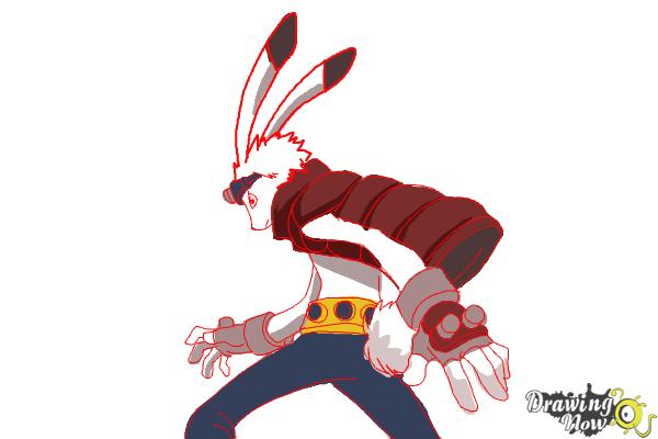 How to Draw King Kazma from Summer Wars - Step 12