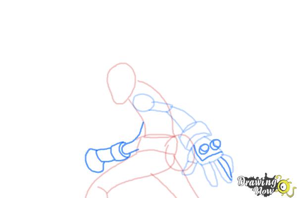 How to Draw King Kazma from Summer Wars - Step 6
