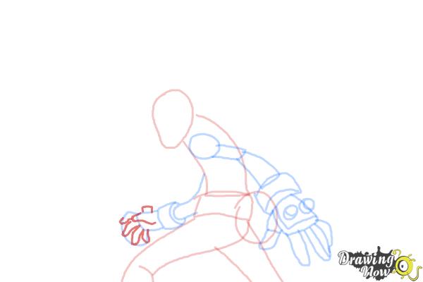 How to Draw King Kazma from Summer Wars - Step 7