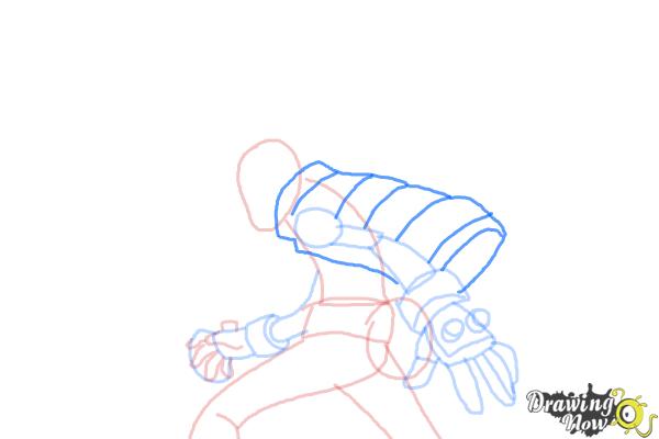 How to Draw King Kazma from Summer Wars - Step 8