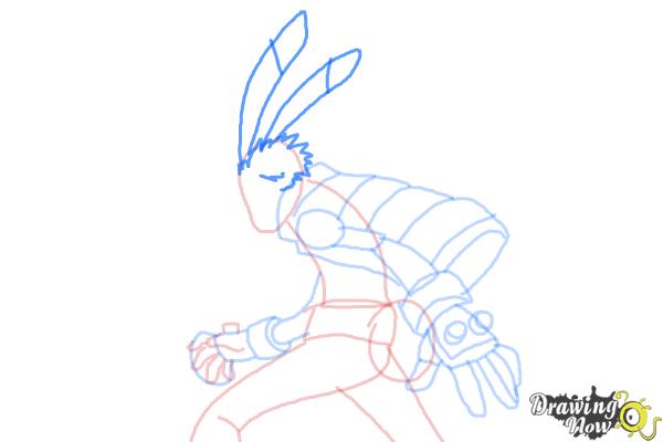 How to Draw King Kazma from Summer Wars - Step 9