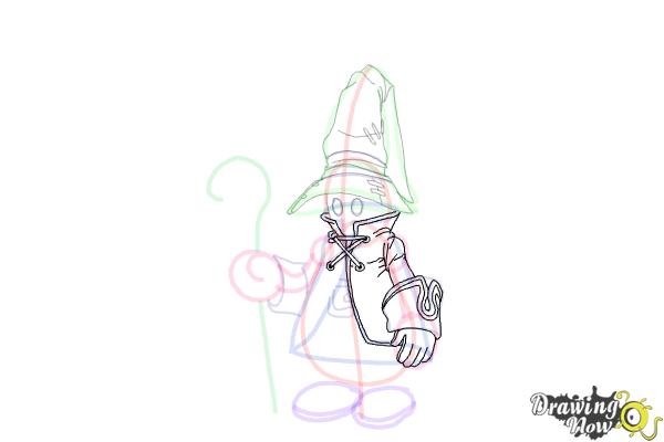 How to Draw Vivi from Final Fantasy 9 - Step 15