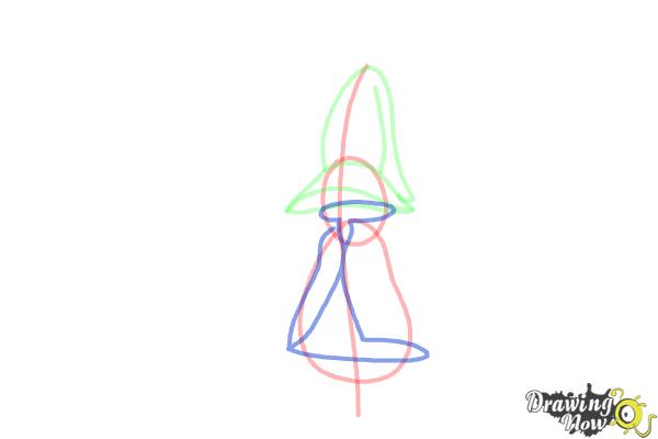 How to Draw Vivi from Final Fantasy 9 - Step 6