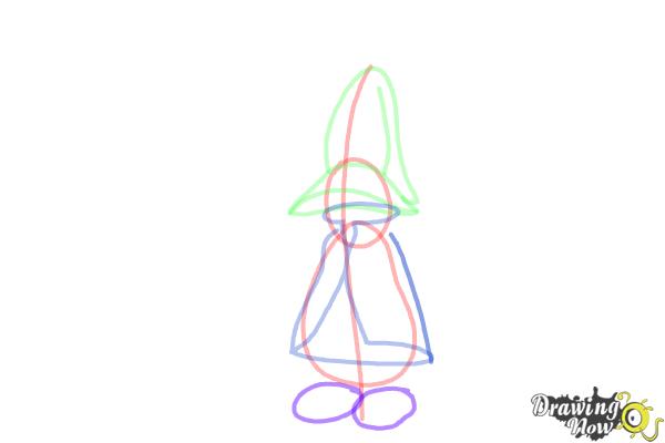 How to Draw Vivi from Final Fantasy 9 - Step 7