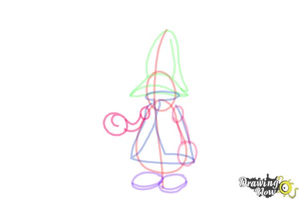 How to Draw Vivi from Final Fantasy 9 - Step 9 How to Draw Vivi from Final Fantasy 9 - Step 9
