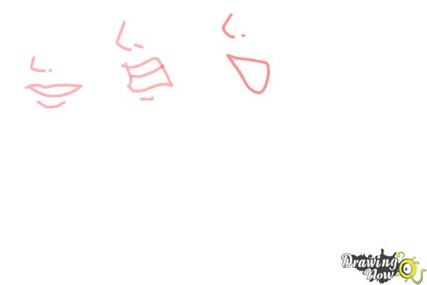 How to Draw Manga Mouths - Step 6