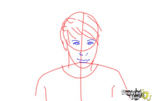 How to Draw Dan Howell - Step 5