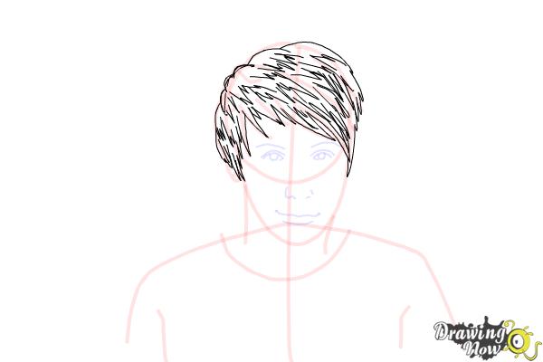 How to Draw Dan Howell - Step 6