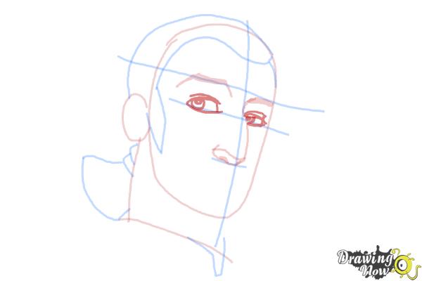 How to Draw Kanan, The Cowboy Jedi from Star Wars Rebels - Step 6