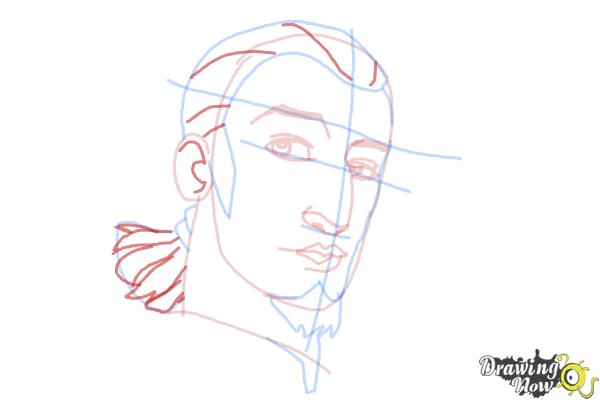 How to Draw Kanan, The Cowboy Jedi from Star Wars Rebels - Step 9