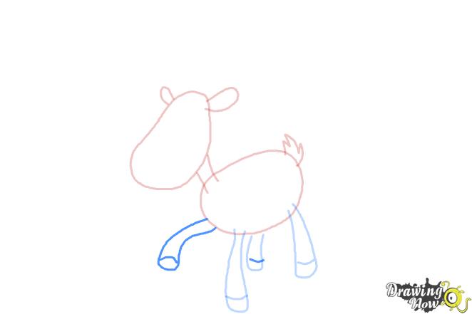 How to Draw a Reindeer For Kids - Step 5