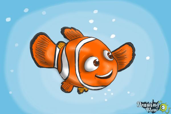 How to Draw Nemo Step by Step - Step 7