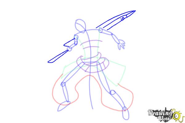 How to Draw Ragna The Bloodedge from Blazblue - Step 8