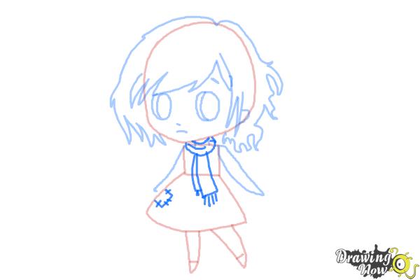 How to Draw a Chibi Orphan Girl - DrawingNow