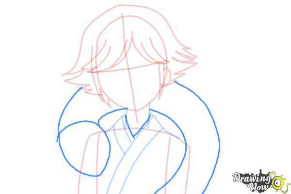 How to Draw Mizuki from Kamisama Hajimemashita - Step 6