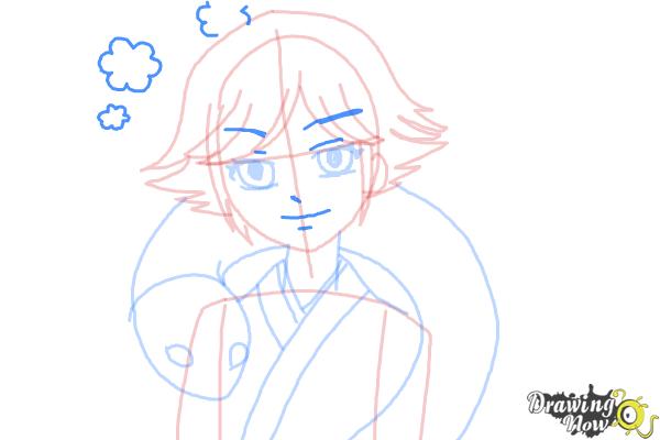 How to Draw Mizuki from Kamisama Hajimemashita - Step 8