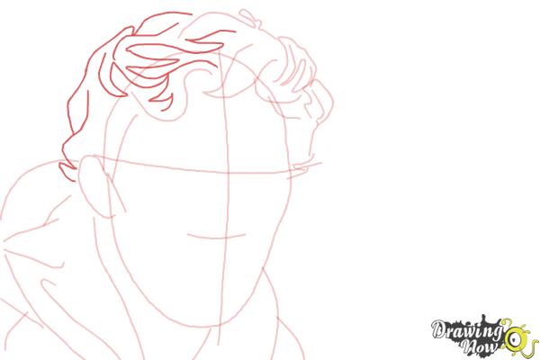 How to Draw Benedict Cumberbatch - Step 6