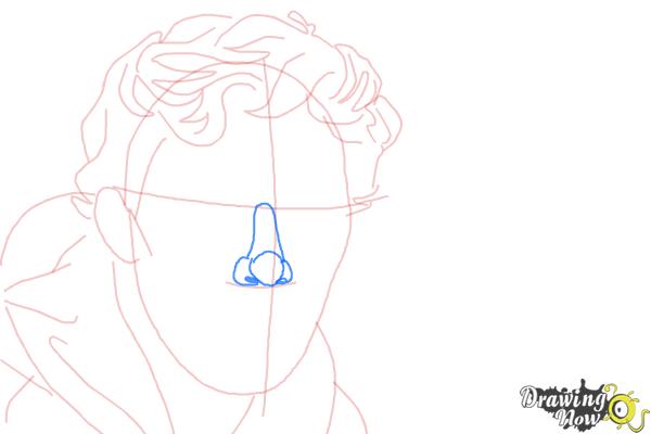 How to Draw Benedict Cumberbatch - Step 7