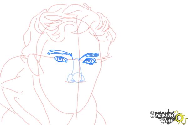 How to Draw Benedict Cumberbatch - Step 8