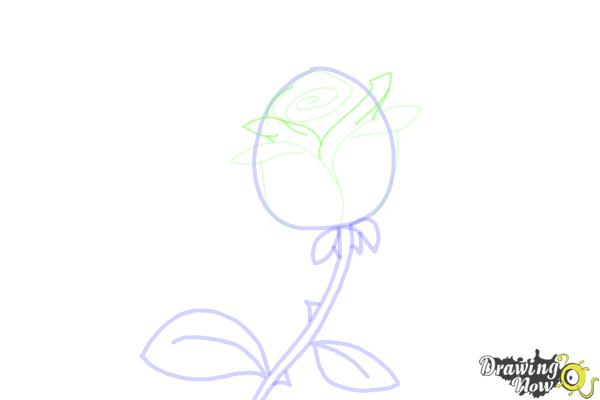 How to Draw a Rose Step by Step For Kids - Step 5