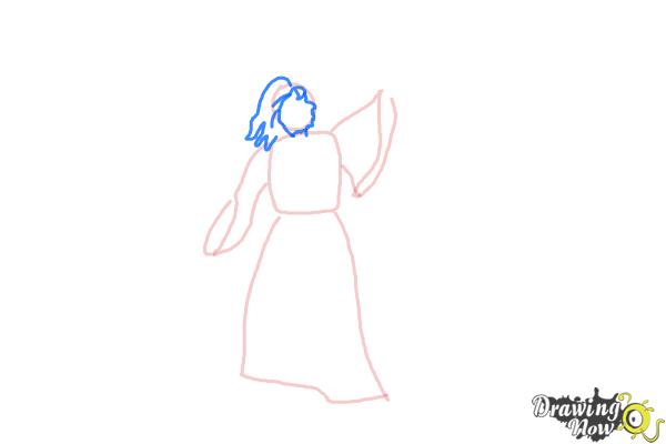 How to Draw Moses - Step 5
