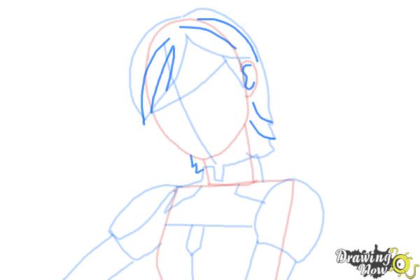 How to Draw Sabine, The Explosive Artist from Star Wars Rebels - Step 6