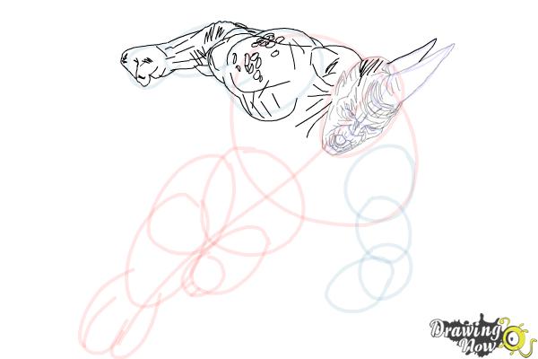 How to Draw Rhino from Spiderman - Step 11