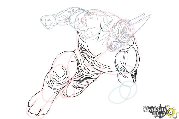 How to Draw Rhino from Spiderman - Step 12