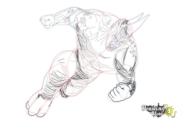 How to Draw Rhino from Spiderman - Step 13