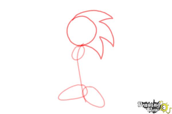 How to Draw Sonic.Exe - Step 3 How to Draw Sonic.Exe - Step 3