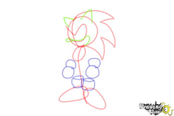 How to Draw Sonic.EXE - Really Easy Drawing Tutorial