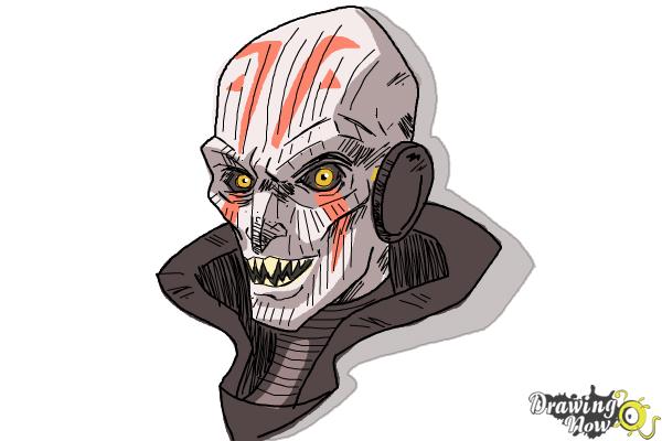 How to Draw The Inquisitor from Star Wars Rebels - Step 9