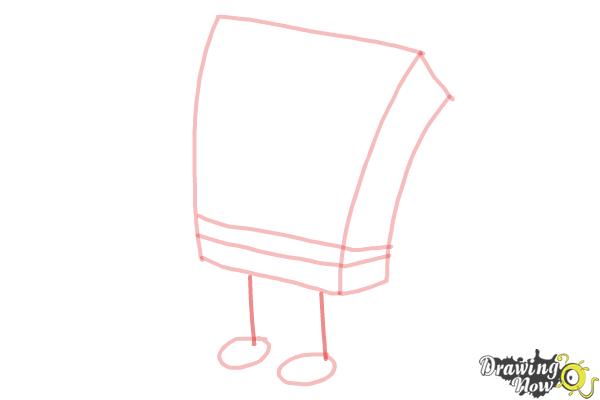 How to Draw Spongebob Step by Step - Step 5