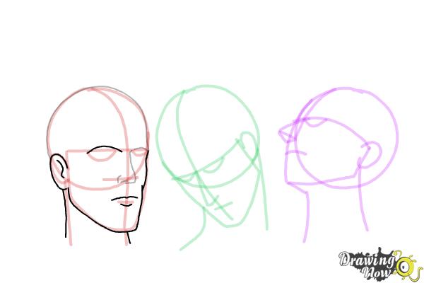 How to Draw a Head Shape - Step 17