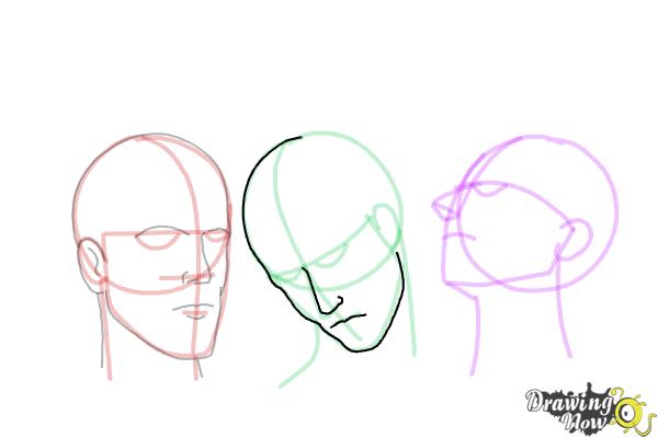 How to Draw a Head Shape - Step 18