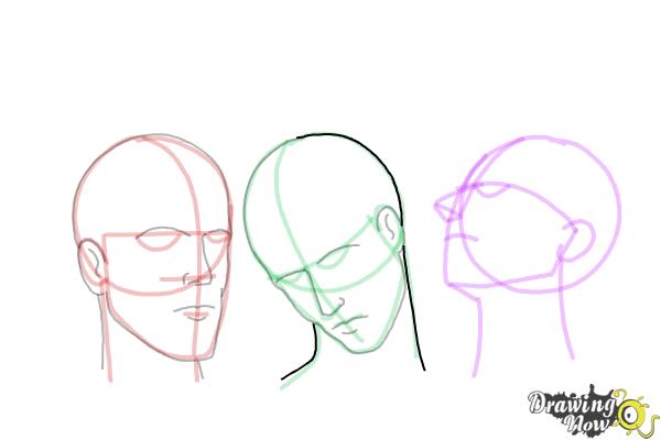 How to Draw a Head Shape - Step 20