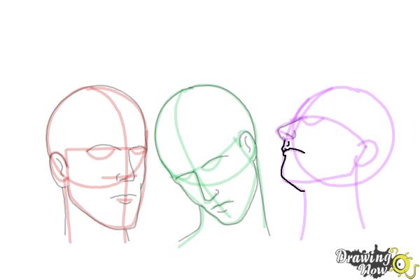 How to Draw a Head Shape - Step 22