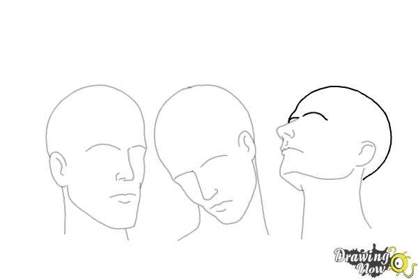 How to Draw a Head Shape - Step 24