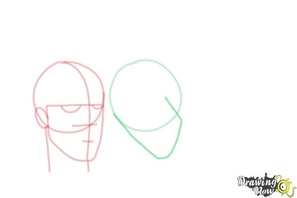 How to Draw a Head Shape - Step 7