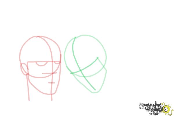 How to Draw a Head Shape - Step 8