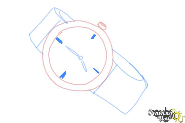 How to Draw a Watch - Step 6