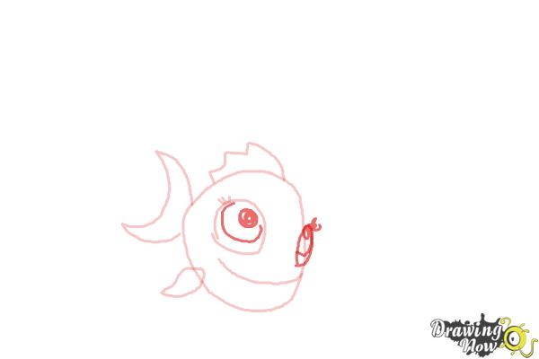 How to Draw Lagoona Blue Pet, Neptuna - Step 5