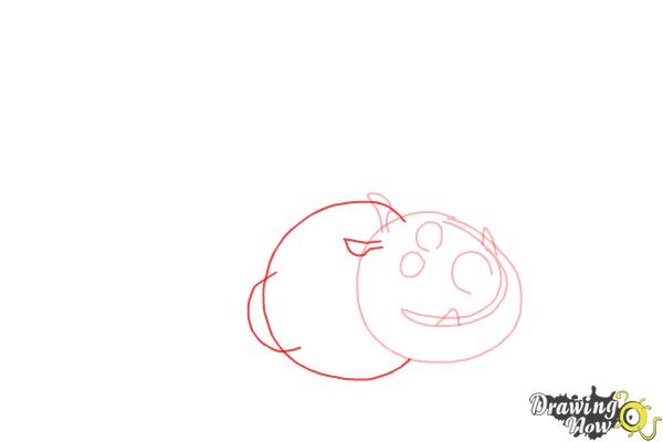 How to Draw Fishlegs And Meatlug from How to Train Your Dragon 2 - Step 5