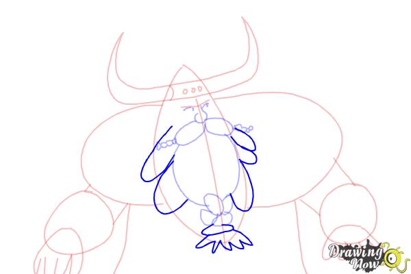 How to Draw Stoick The Vast from How to Train Your Dragon 2 - Step 12