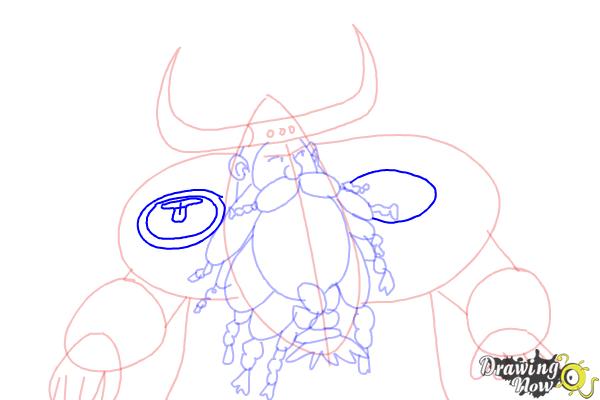 How to Draw Stoick The Vast from How to Train Your Dragon 2 - Step 16