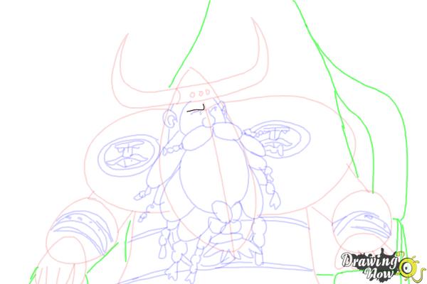 How to Draw Stoick The Vast from How to Train Your Dragon 2 - Step 20 How to Draw Stoick The Vast from How to Train Your Dragon 2 - Step 20